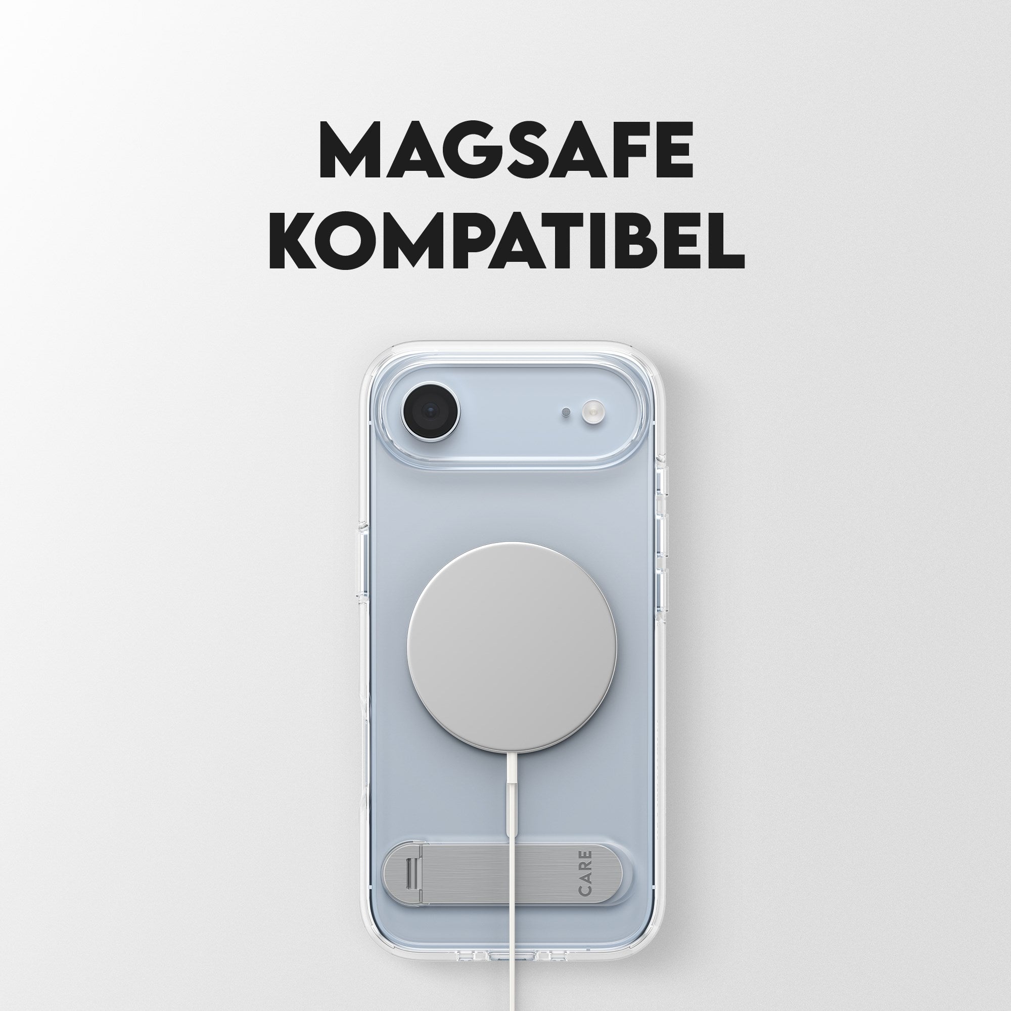 CARE™ by PanzerGlass® Case Transparent m. Kickstand & MagSafe iPhone Air
